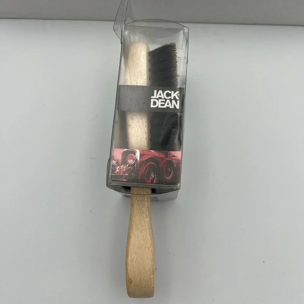 Denman Jack‎ Dean Gentlemen's Light Wood CLUB HAIR BRUSH With HANDLE